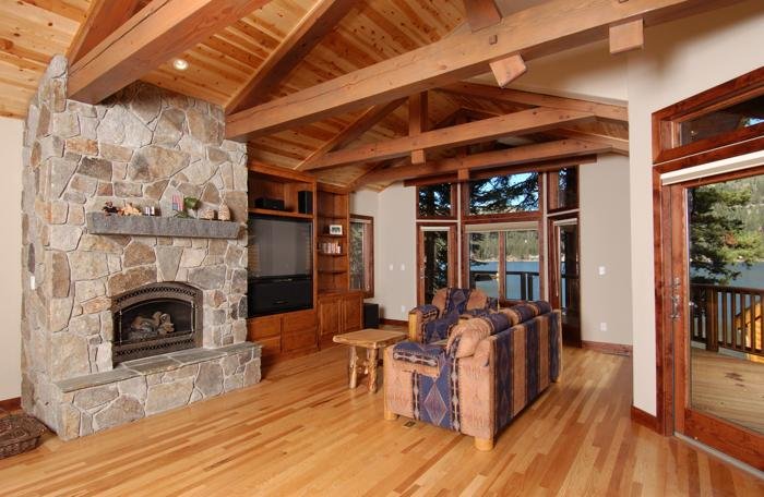 Living Area With Lake View